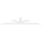 Ekena Millwork Richland Architectural Grade PVC Gable Bracket, 108"W x 18"H x 4"D x 4"F, 4/12 Pitch GBP108X18X0404RIC00 - alternate 3